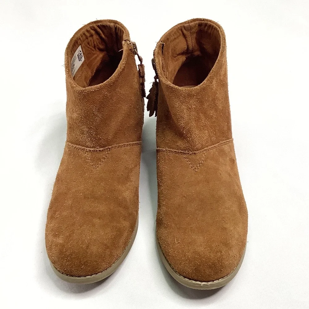 Toms Suede Ankle Booties Size 5